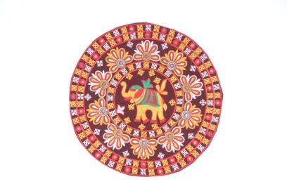 Kutch Embroidered Cushion Covers - Round - Set of 2