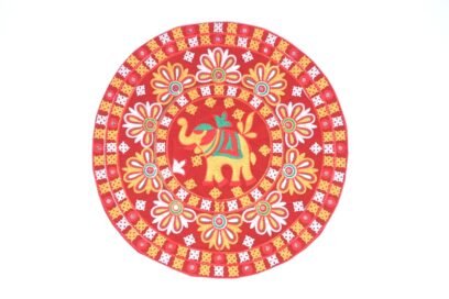 Kutch Embroidered Cushion Covers - Round - Set of 2